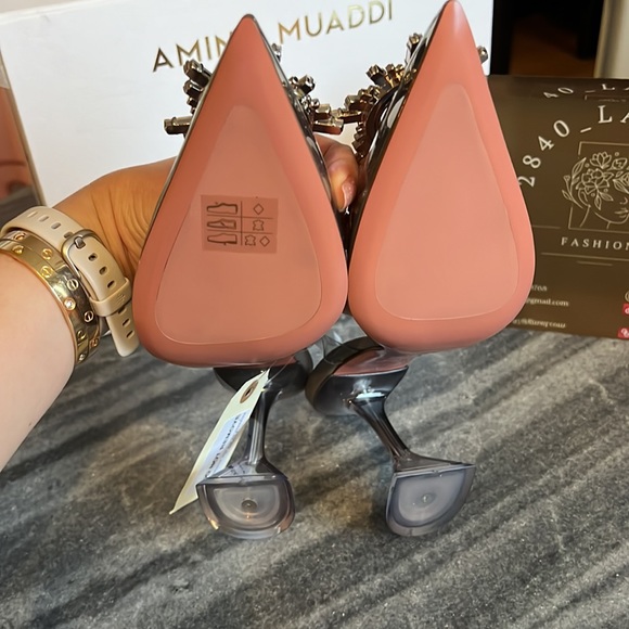 BRAND NEW AMINA MUADDI BEGUM SLING BACK - Picture 5 of 6